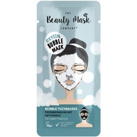 THE Beauty Mask COMPANY Bubble Mask, 1 Sachet, Reinigungs-Tuchmaske mit Aktivkohle, Hautpflegeprodukt für jeden Hauttyp, vegane Tiefenreinigung