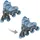 GLOBBER Learning Skates 2in1 Blau