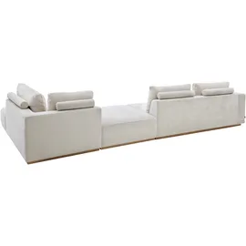 Musterring Wohnlandschaft Polyester 3-Sitzer Beige