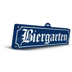 Biergarten 3D Plastikschild