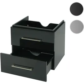 MCW Waschbeckenunterschrank 59 x 50 x 46 cm Schwarz