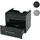 MCW Waschbeckenunterschrank 59 x 50 x 46 cm Schwarz