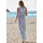 LASCANA Maxikleid Sommerkleid Paisley Blau 34