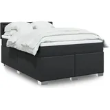 vidaXL Boxspringbett 180 x 200 cm Schwarz
