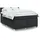 vidaXL Boxspringbett 180 x 200 cm Schwarz