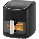 Melchioni Family Family GAIA Heißluftfritteuse 8 l / 2,5 kg schwarz