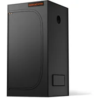 Spider Farmer Growzelt 60x60x120cm, Indoor Kultivation Zelt Grow Tent, hergestellt aus hochreflektierendem Mylar mit Beobachtungsfenster und abnehmbarem Boden Tablett, für SF1000/SF1000D