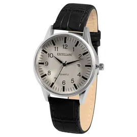 Excellanc Herrenuhr mit Band aus Kunstleder