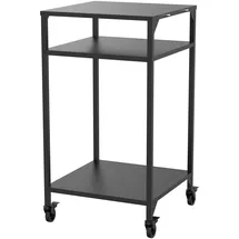 cozze Grilltisch 60 x 60 x 110 cm Stahl schwarz