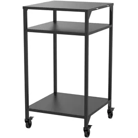 cozze Grilltisch 60 x 60 x 110 cm Stahl schwarz