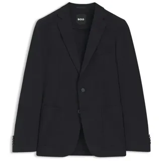 BOSS Baumwollsakko Slim-Fit Baukasten Sakko Hanry - Slim Fit schwarz 48