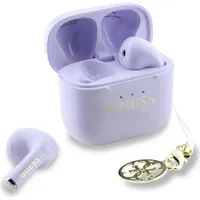 GUESS Classic Logo Charm Tws Kabellose Kopfhörer Lila Lila