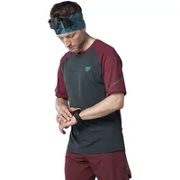 Dynafit Alpine Pro Kurzarm-t-shirt - Blueberry / Burgundy -