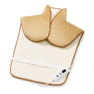 Promed Heizkissen Nacken und Rücken-Heizkissen Nrp-5.4, Kuschelig, braun