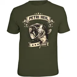 Rahmenlos Herren T-Shirt - Petri Heil, L