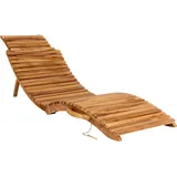 House Nordic House Nordic, Liegestuhl, Arrieta Teak Sonnenliege | Braun