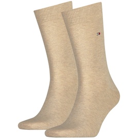 Tommy Hilfiger Herren Klassiske sokker Socken, Light Beige Melange, 43-46 EU