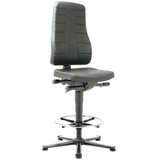 bimos Arbeitsstuhl All-In-One 3 m.K-Leder sw9641-2571