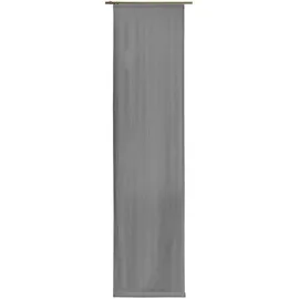Wirth Schiebegardine Sunday (1 St), Paneelwagen, halbtransparent, Jacquard, Mit Zubehör grau 60 cm x 175 cm