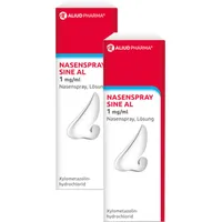 2er Set Nasenspray sine AL 1 mg/ml Nasenspray konservierungsmittelfrei 10 ml