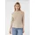 Comma, Strickpullover mit Stehkragen Beige 44