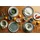 VAN WELL Servierplatten-Set Urban, grau Keramik, 4-teilig, rund, 12.5x2.1x34 cm, lebensmittelecht, Tischkultur | Servieren, Servierplatten
