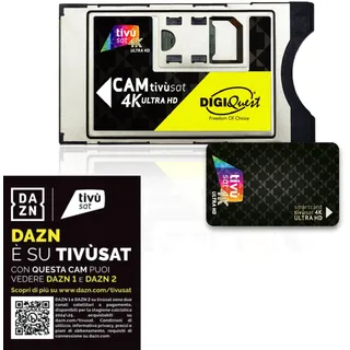 DIGIQuest CAM tivusat 4K Ultra HD Kanal-fähiges Gerät DAZN