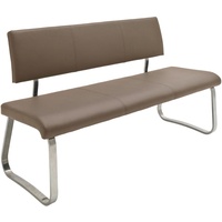 MCA Furniture Sitzbank Arco B/H/T: 155x86x59 (cm): MCA furniture Polsterbank Letitia , braun , Maße B: 155 H: 86 T: 59