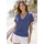 LAURA SCOTT Kurzarmpullover Blau 40/42