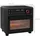 Homcom Minibackofen mit Umluft 13L Mini Ofen mit Backblech, Grillrost und Krümelblech, 40 °C-220 °C Heißluftfritteuse mit 12 Programmen, Frittierkorb, 12h