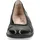 CAPRICE Damen, Ballerinas aus Leder mit Lack, Schwarz 39 EU
