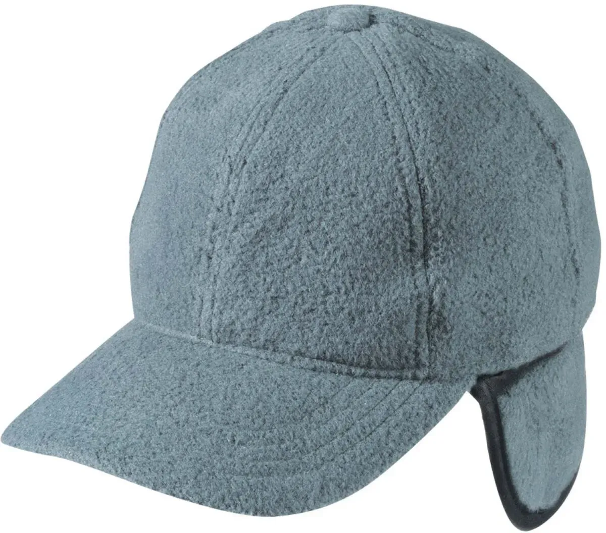 Myrtle Beach Unisex 6-Panel Fleece Kappe mit Ohrenschutz Abenteuer Cap MB7510 grey one size