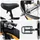 vidaXL Kinderfahrrad 14 Zoll orange/schwarz