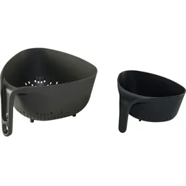 Joseph Joseph Nest Sieb Set grau 22,1 x 23,5 cm 2-teilig