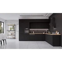 Küchen-Preisbombe Winkelküche SIENA L-Form 350 x 290 cm Schwarz matt