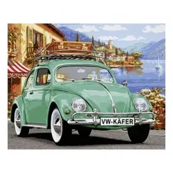 Volkswagen Käfer Malen nach Zahlen