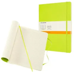 MOLESKINE Notizbuch Classic Collection flexibler Einband liniert 192 Seiten hellgrün