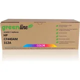 Inkadoo Inkadoo, Toner, greenline ersetzt HP CF 440 AM / 312A Toner, multipack