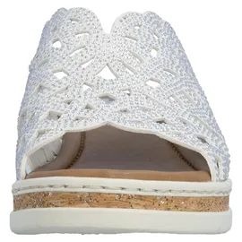 Rieker V4189, für Damen, weiß, 41 EU