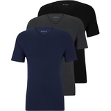 Boss Hugo Herren T-Shirt Vn 3p Co T-Shirt, Hellblau, L