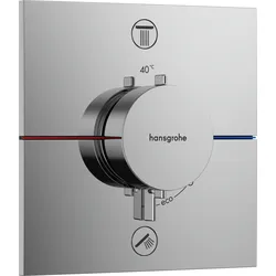 ShowerSelect Comfort E Thermostat Unterputz für 2 Verbraucher Chrom