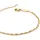 Thomas Sabo Charm-Armband Singapur-Design Recyceltes 925 Silber 18k Vergoldung A2208-413-39-L19V Farbe gold Größe L