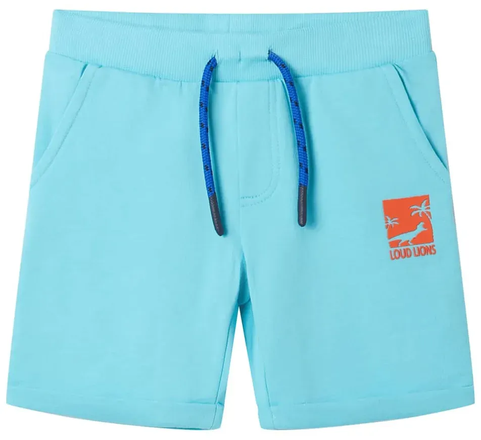 Kindershorts mit Kordelzug Aquablau 92