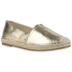 Damen Espadrilles in Gold