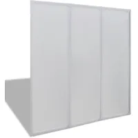 vidaXL Duschwand 117x120 cm 3-teilig Faltbar
