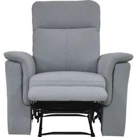 Home Affaire Relaxsessel Southbrook Webstoff 91 x 99 x 92 cm Grau mit Schlaffunktion und elektrischer Relaxfunktion