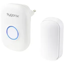 Sygonix SY-5225388 Funkklingel Komplett-Set batterielos, mit Blitzlicht