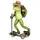 Formano lustige Frosch Wanderer 17 cm Bunte Polyresin Dekofigur handbemalt & detailreich – originelle Tierfigur für Wohnzimmer, Regal & Sammler, Geschenkidee