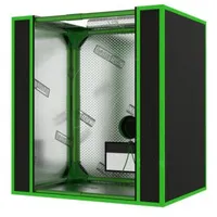 Weedness Mini Grow-Box 50x35x50 cm für Indoor-Zucht, Zuchtzelt, Growschrank, Growzelt, Zuchtbox, Gewächszelt, Homebox, lichtdicht