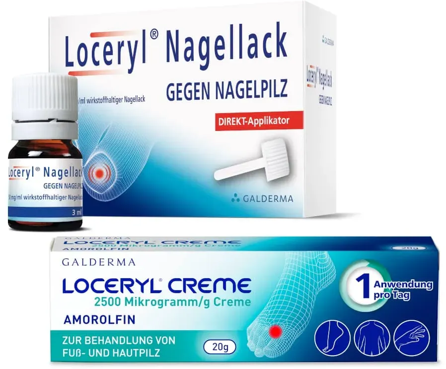 Loceryl Nagellack & Creme Set 1 Sparset